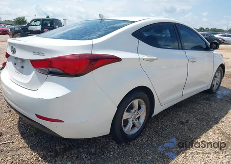 2014 Hyundai Elantra Se из США, поврежденный, VIN 5NPDH4AE1EH507415